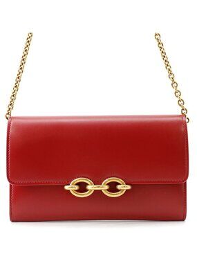 Saint Laurent Paris Chain Shoulder Bag Wallet Maillon Calfskin